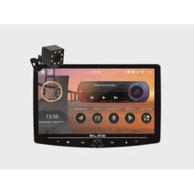 BLOW Auto radio CP-01, 1 DIN, zaslon 10", Android, WiFi, GPS, CarPlay